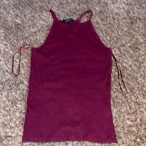 Maroon Tank Top